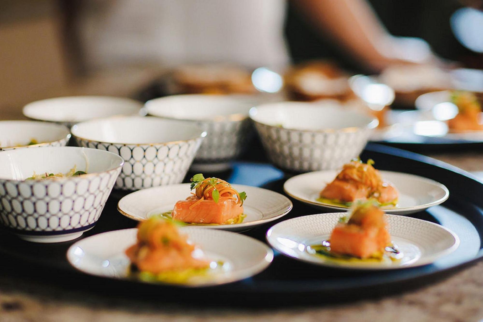 Stock Exchange Hotel, Manchester, Autograph Collection Esterno foto Salmon prepared for a party